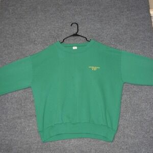 Vintage Windjammer AFSCME PEOPLE VIP Sweatshirt Mens 3XL Green USA Made Crewneck
